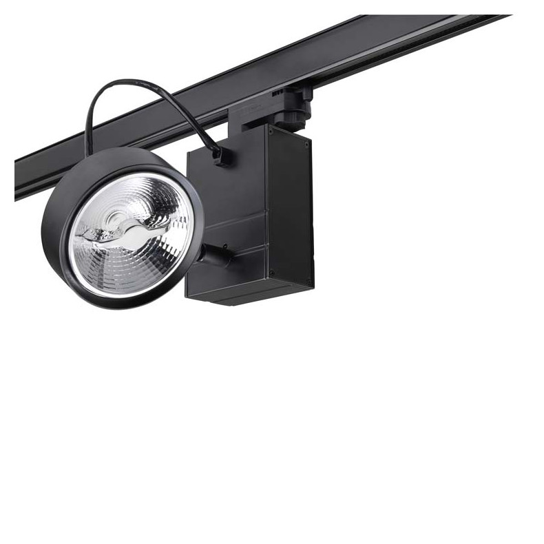 PROYECTOR KEY ROUND GU10 8W NEGRO IP20