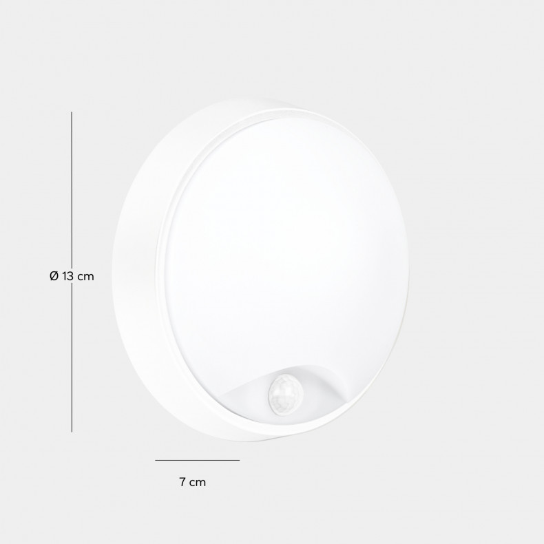 Aplique de pared Exterior Moo con Sensor