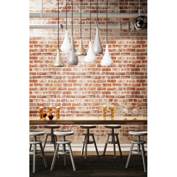 SUSPENSION LED B SURFACE CERISE 10.2 BLANC CHAUD - 3000K