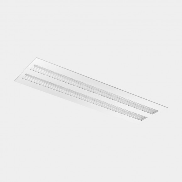 PLAFOND RECTANGULAIRE FINELIGHT 1200X300 BLANC NEUTRE 4000K CRI 80 ON-OFF BLANC