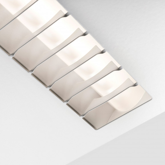 PLAFOND RECTANGULAIRE FINELIGHT 1200X300 BLANC NEUTRE 4000K CRI 80 ON-OFF BLANC