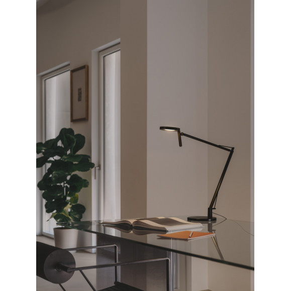 SOBREMESA MACA LED 9 SW 2700-3000-4000K TOUCH DIMMING NEGRO