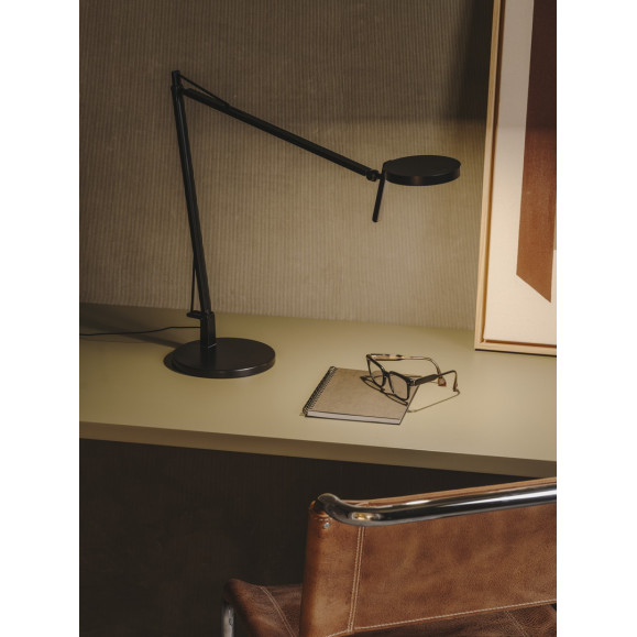 SOBREMESA MACA LED 9 SW 2700-3000-4000K TOUCH DIMMING NEGRO