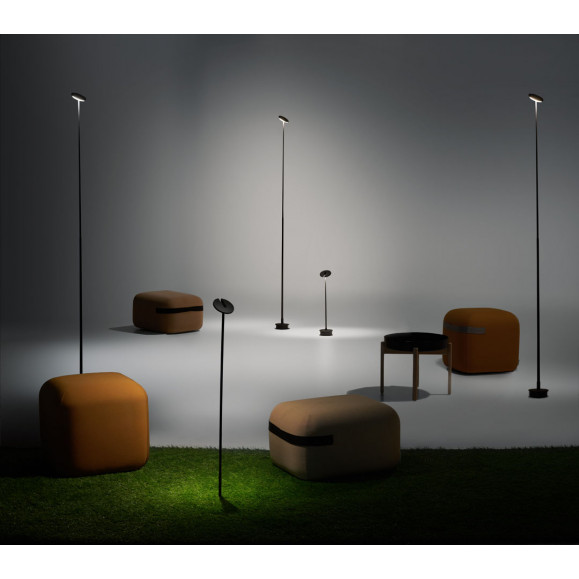 BALIZA IP54 INVISIBLE 2100MM LED BLANCO CALIDO 3000K ON-OFF NEGRO 469LM
