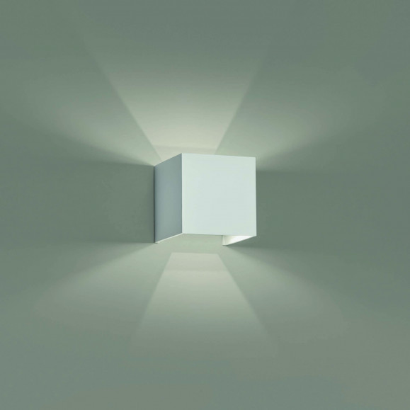 APLIQUE KUB LED BLANCO CALIDO - 3000K ON-OFF BLANCO 271LM