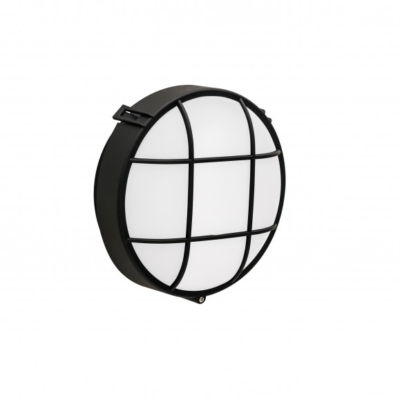Plafón IP44 Fond Round E27 15W Negro