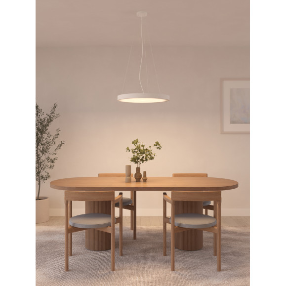 Plafón Stac Ø600mm LED 37.2W SW 2700-3200-4000K ON-OFF Blanco 3248lm
