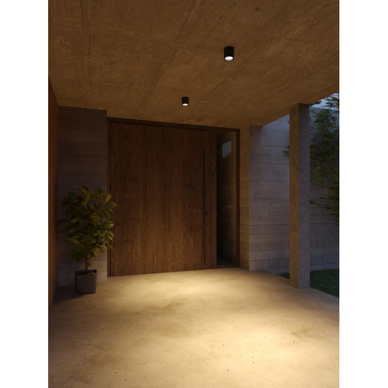 Plafón Orion LED Negro
