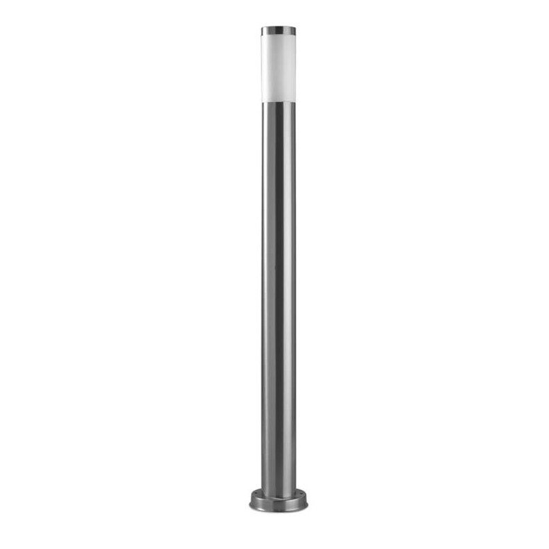 BALIZA IP55 KORAL 800MM E27 15W ACERO...