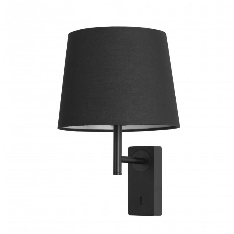 APLIQUE AURA E27 15W NEGRO