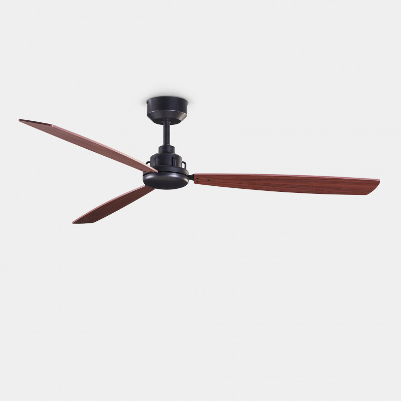 VENTILADOR XALOC Ø1320MM NEGRO CAOBA
