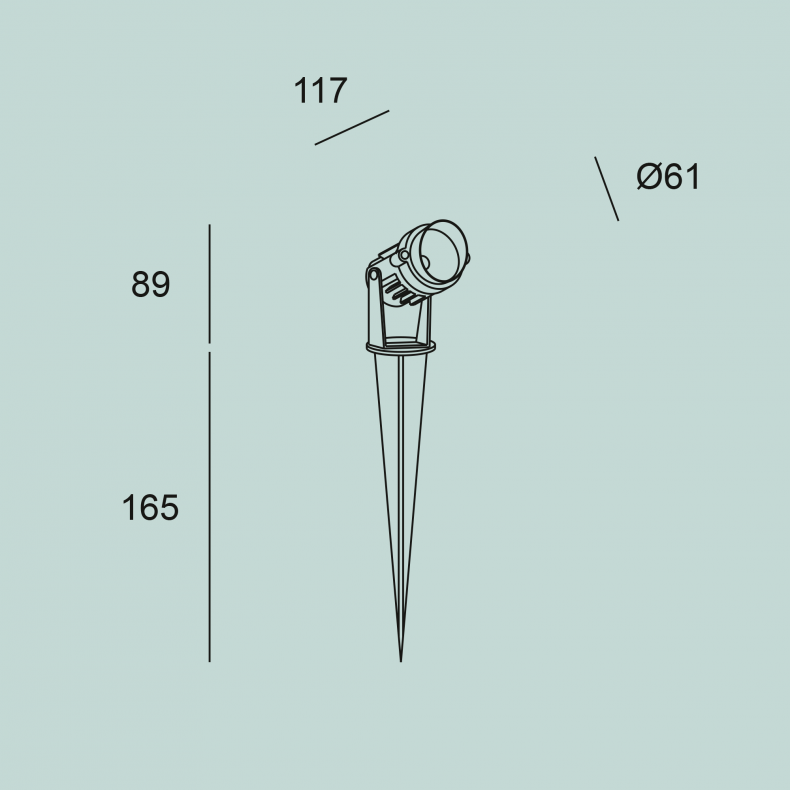 copy of Minimal LED Garden Spotlight
