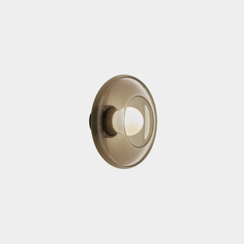 APLIQUE TRIP GLASS E14 9W ÁMBAR 207LM