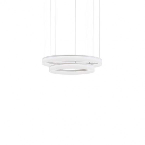 COLGANTE CIRC Ø800 + Ø1000 LED 72W BLANCO CÁLIDO - 3000K