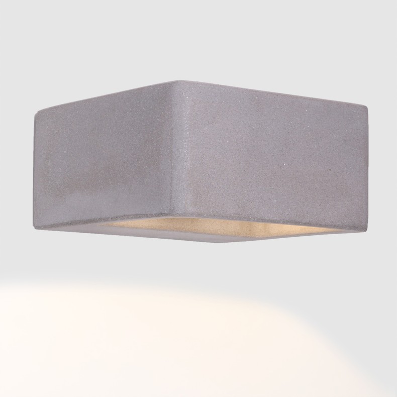 Aplique de Pared Exterior de Cemento...