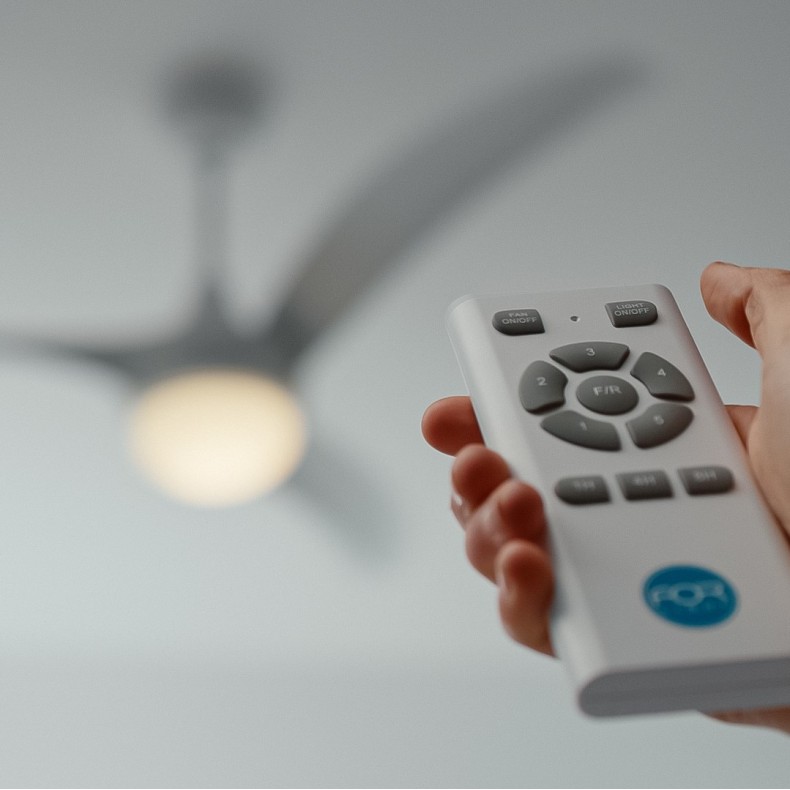 Ventilador de techo con luz Helix