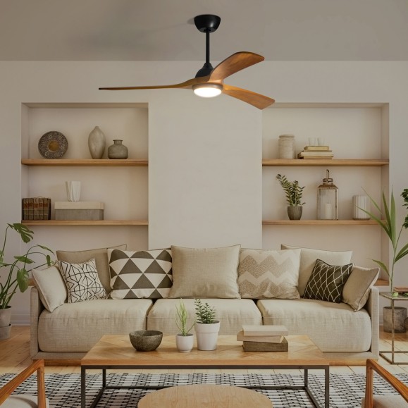 Ventilador de techo con luz Bosc