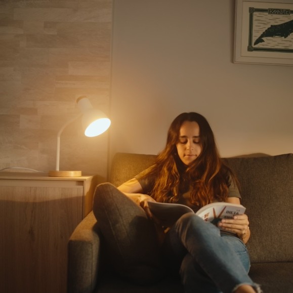 flexo de escritorio nórdico nordico lampara de mesa lámpara led madera natural sostenible e27