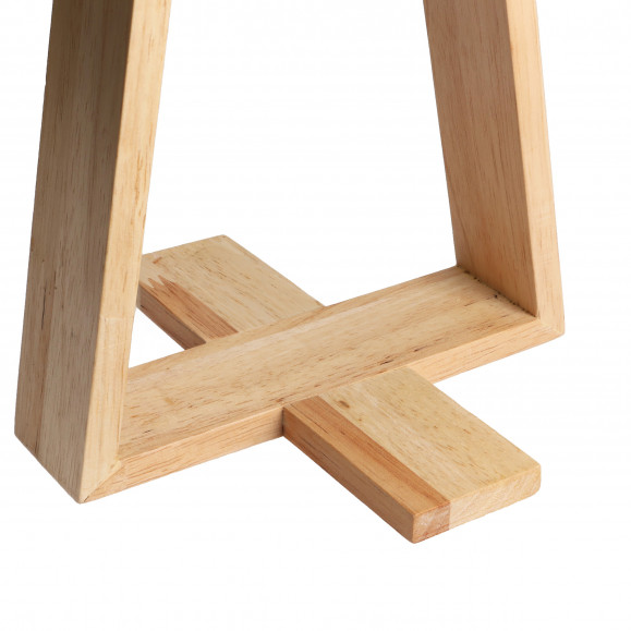 Lámpara de Mesa de Madera y Textil Nuts