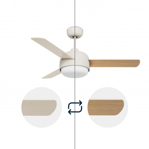 Ventilador de techo con luz Klar
