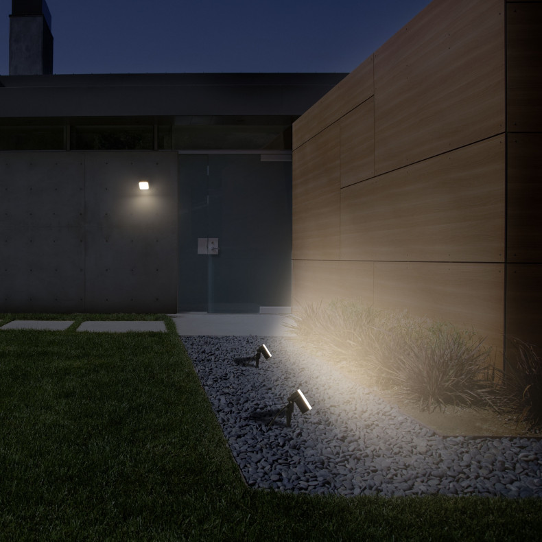 Tilt LED Outdoor Wall/Garden Lamp