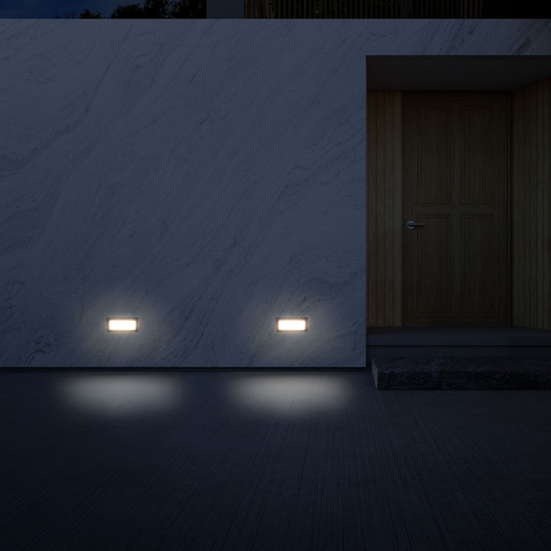Empotrable de Pared Rect Rectangular
