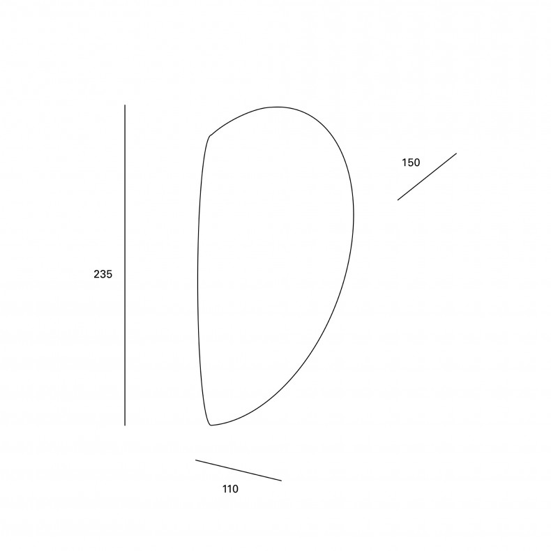 Aplique de Pared Glass