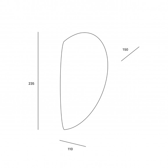 Aplique de Pared Glass