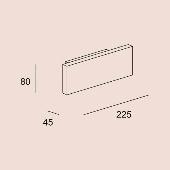 Aplique de Pared Interior Thin