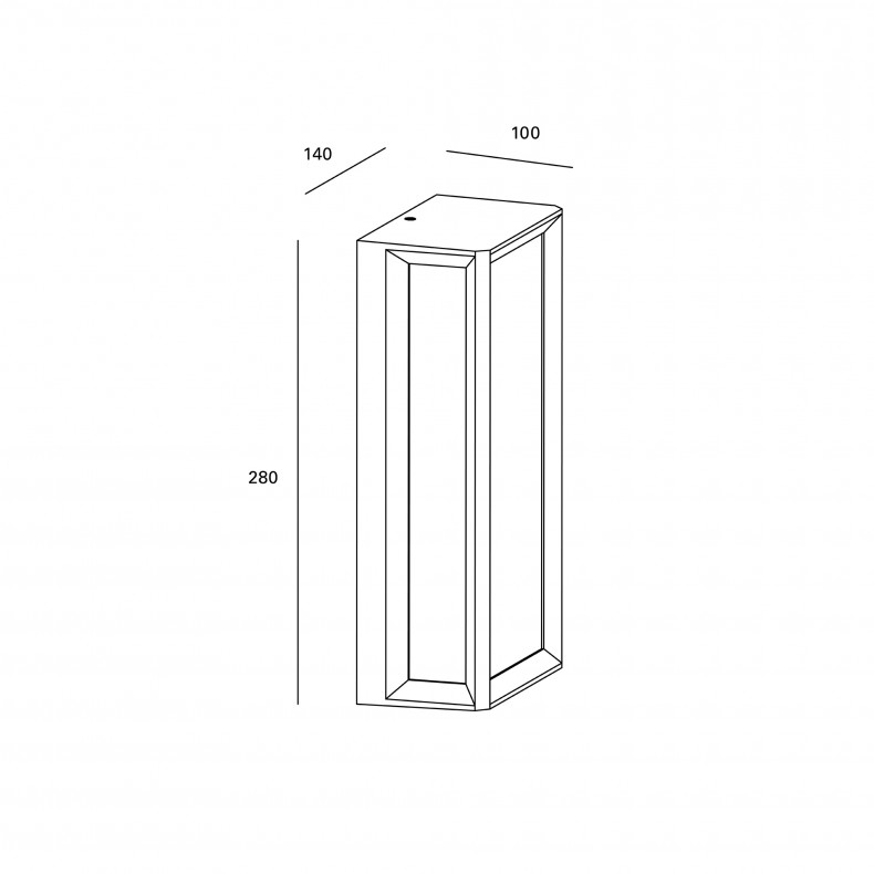 Aplique de Pared Exterior Thomas
