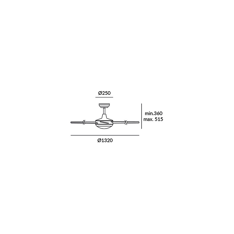 Hawai Ceiling Fan with Light