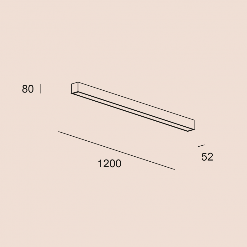 Lámpara de Techo LED Lineal Ilo