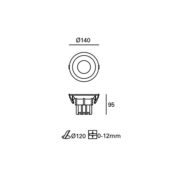 Downlight LED Dorit