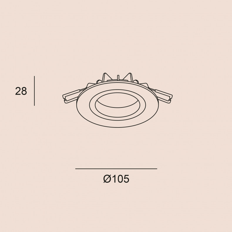 Downlight Empotrable LED Hide