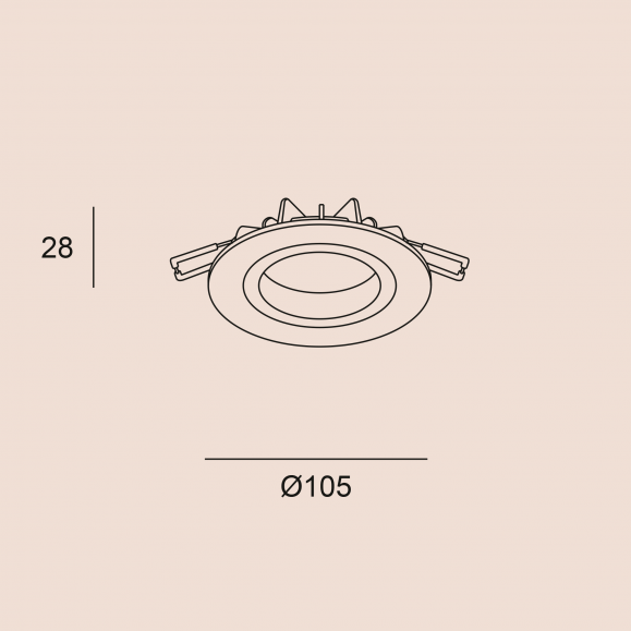 Downlight Empotrable LED Hide