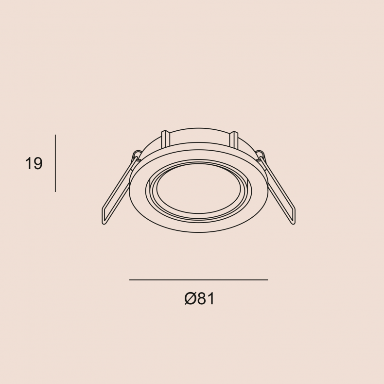 Downlight LED Sound Plus Adjustable