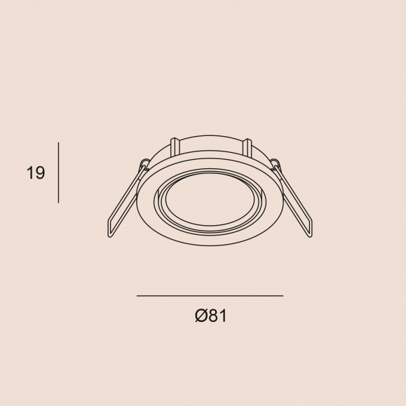 Downlight LED Sound Plus Adjustable