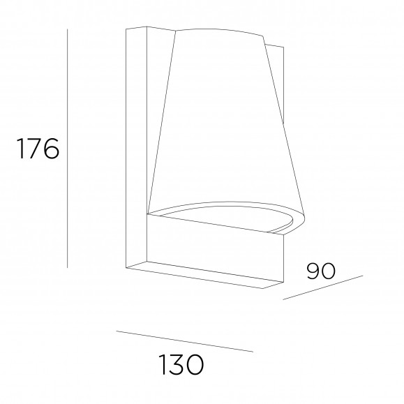 Aplique de Pared Exterior Kala