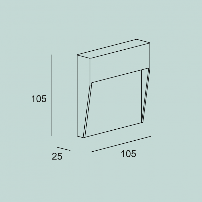 Foco LED de Superficie Nod Square