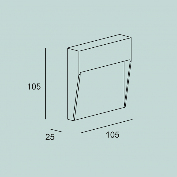 Foco LED de Superficie Nod Square