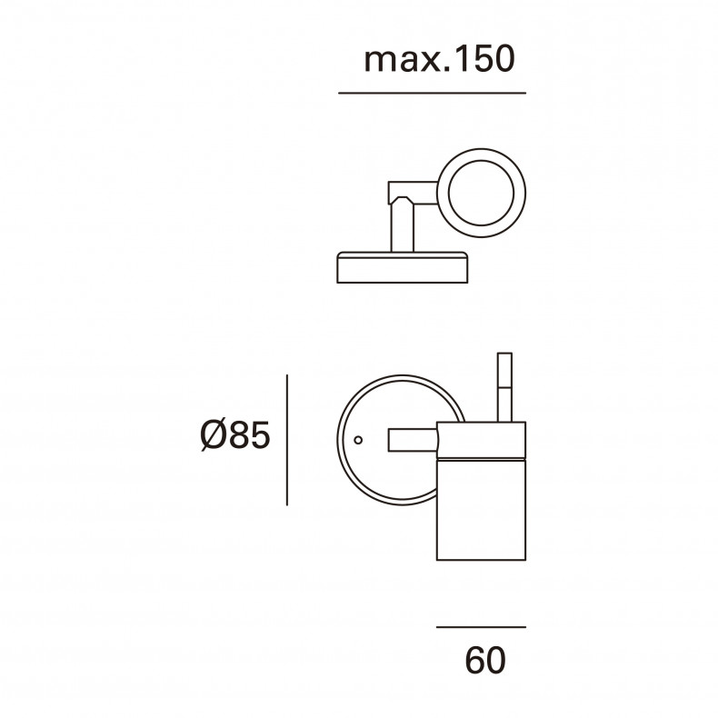 Aplique de Pared Exterior Lord