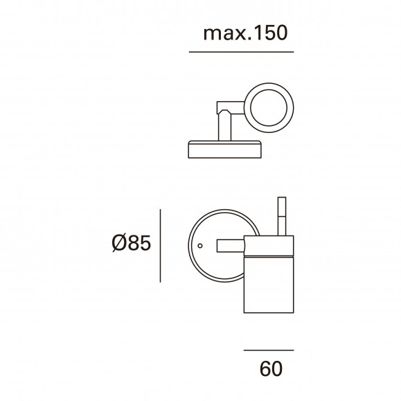 Aplique de Pared Exterior Lord