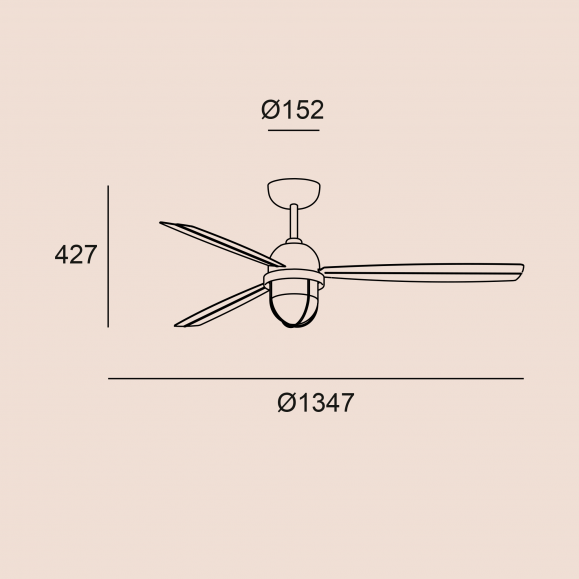 Ventilador de techo Mariner