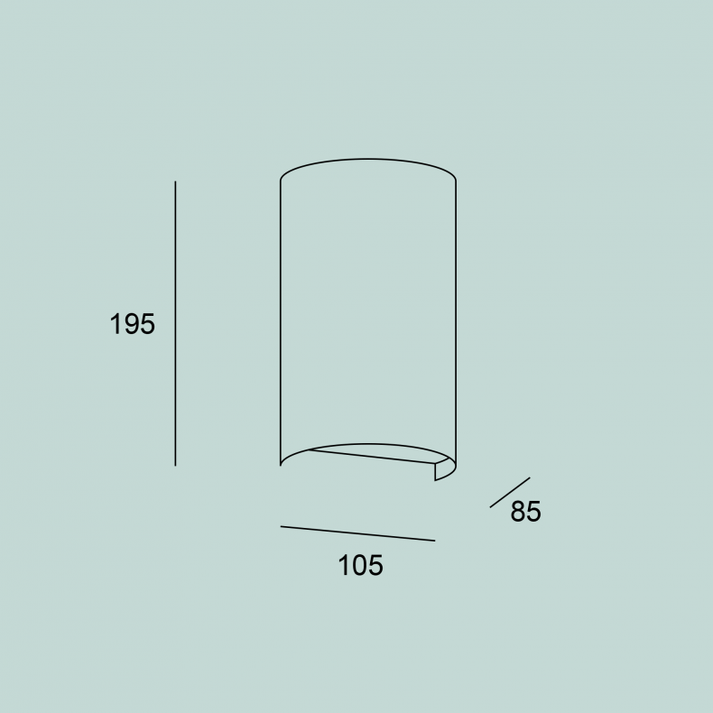 Foix Double Outdoor Wall Lamp