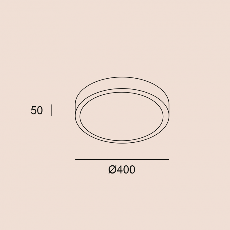 Plafón de techo LED Stac