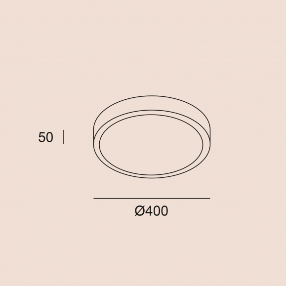 Plafón de techo LED Stac