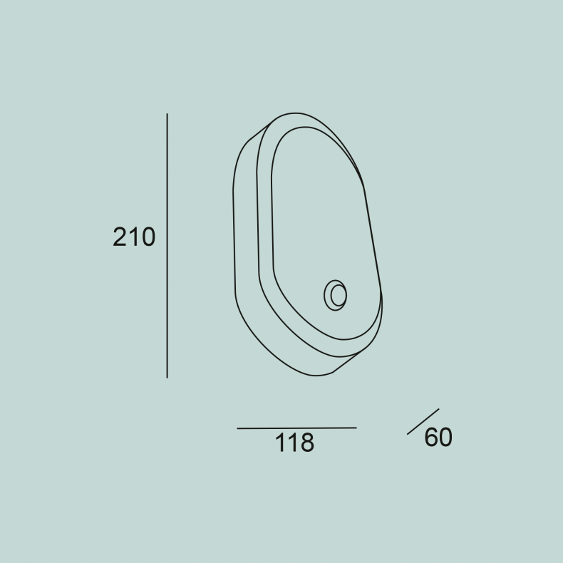 Aplique exterior Moo Sensor
