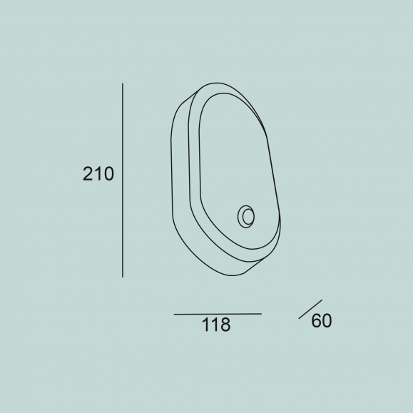 Aplique exterior Moo Sensor
