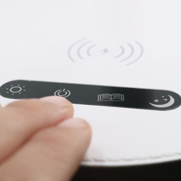 Luz de lectura con cargador Wireless