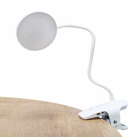 Luz de lectura flexible con pinza Lessen
